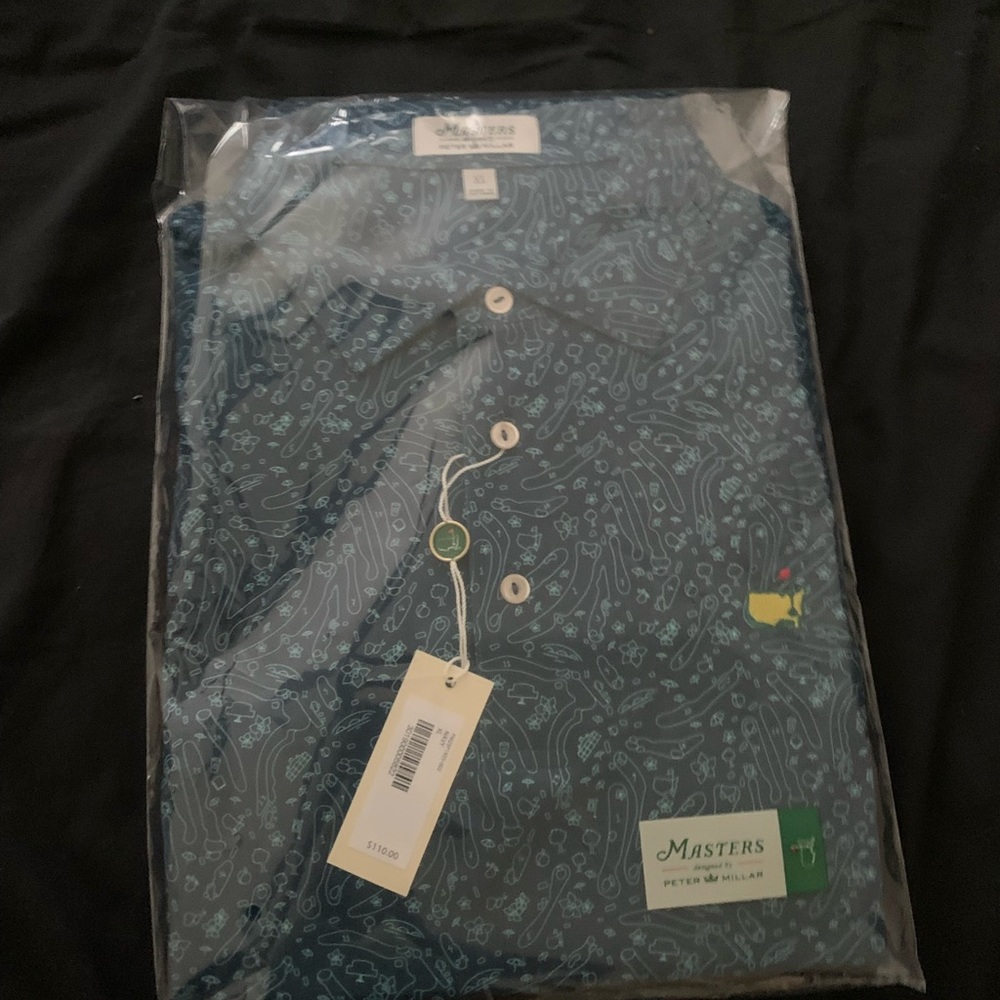 NWT Peter Millar Masters "course" shirt. Bought at the Masters. Rare